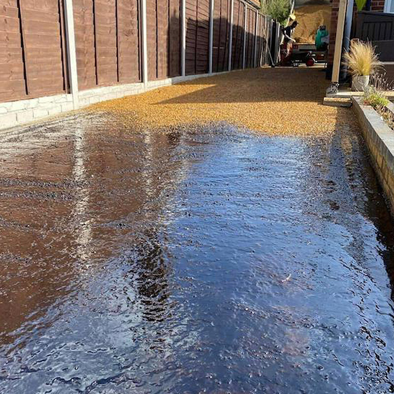 Tar & Chip roofing installation 3