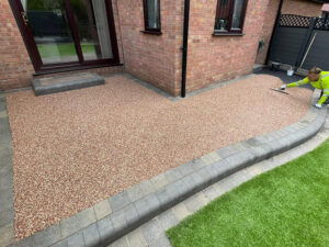 Resin Bound roofing installation 5